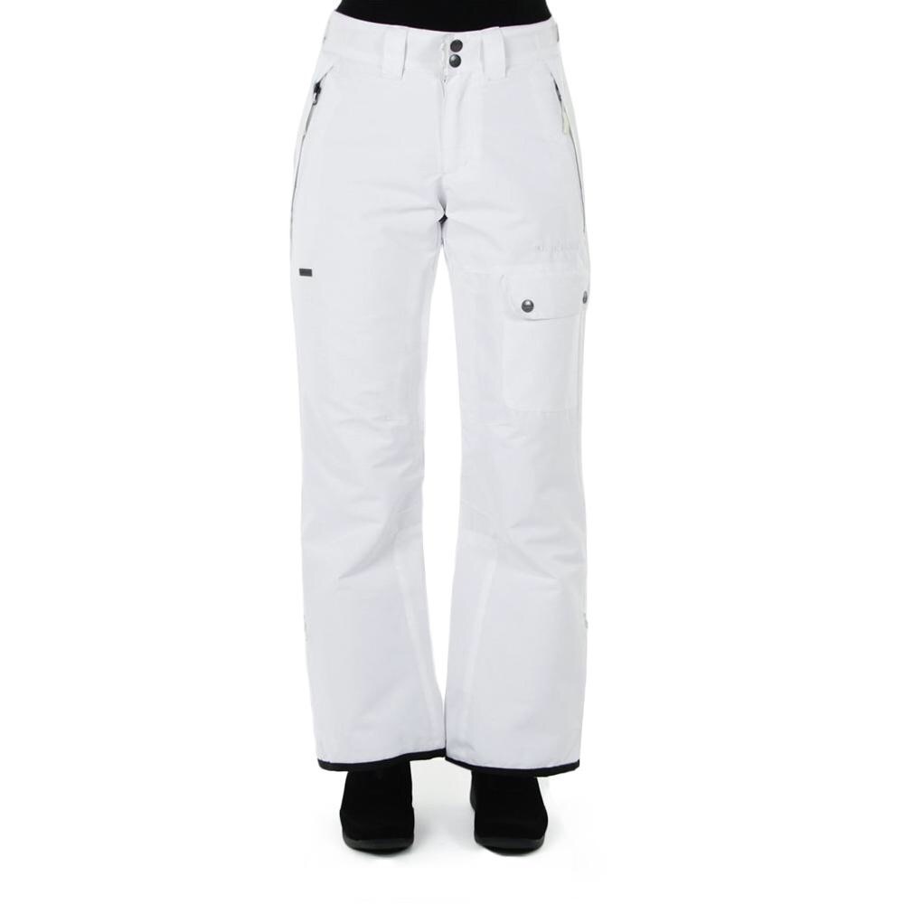 White Insulated snow pants